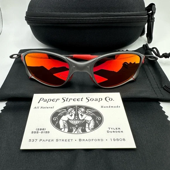 Paperstreetshade Fight Club Tyler Durden NEW Oliver Peoples 523 xmetal Brad Pitt - Picture 3 of 16